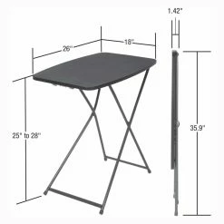 Coupon 🔥 Square Folding Tables & Chairs COSCO 18 X 26 In. Indoor/Outdoor Adjustable Height Personal Folding Tailgate Table- 2 Pack 🧨 -Tables & Chairs Shop detail2CSC202