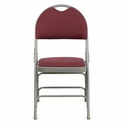 Buy 🥰 Folding Chairs Flash Furniture HA-MC705A Hercules Series Extra Large Ultra-Premium Metal Folding Chair With Easy-Carry Handle 😍 -Tables & Chairs Shop detail2FLSH894