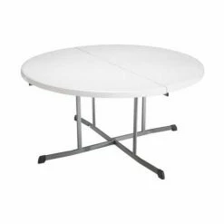 Outlet 🎉 Lifetime Products Round Folding Tables & Chairs Lifetime 60 In. Round Fold In Half Folding Table ⌛ -Tables & Chairs Shop detail2LIF125