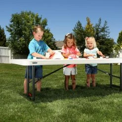 Deals ❤️ Rectangle Folding Tables & Chairs Lifetime 6 Ft. Rectangle Adjustable Height Folding Table 😀 -Tables & Chairs Shop detail2LIF246