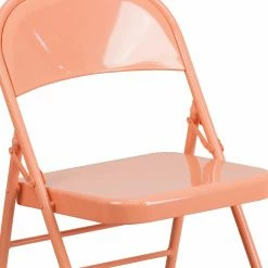 Discount ⌛ Folding Chairs Flash Furniture HF3 Hercules Colorburst Series Double Hinged Metal Folding Chair 😍 -Tables & Chairs Shop detail3FLSH895