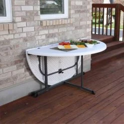 Outlet 🎉 Lifetime Products Round Folding Tables & Chairs Lifetime 60 In. Round Fold In Half Folding Table ⌛ -Tables & Chairs Shop detail3LIF125
