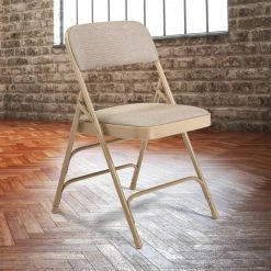 Cheapest 👍 Folding Chairs National Public Seating 2300 Series Deluxe Fabric Folding Chair - 4 Pack 🎉 -Tables & Chairs Shop detail3NPS016