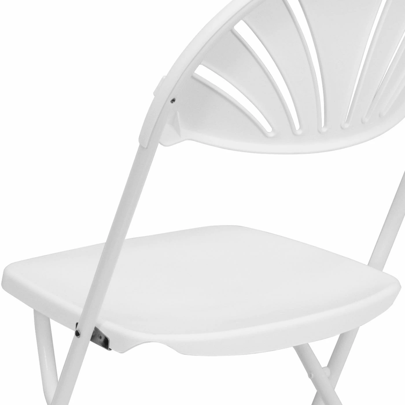Hot Sale 😉 Leye Seating Factory Folding Chairs Hercules Series Fan Back Folding Chair - White 🌟 9 Hot Sale 😉 Leye Seating Factory Folding Chairs Hercules Series Fan Back Folding Chair - White 🌟 - Image 7