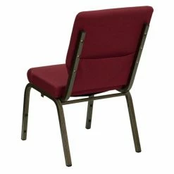 Budget ❤️ Flash Furniture Break Room Chairs Hercules Series 18.5 In. Wide Chair With 4.25-inch Thick Seat - Burgundy 🤩 -Tables & Chairs Shop detail4FLSH396