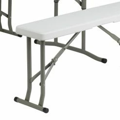 Wholesale 😀 Rectangle Folding Tables & Chairs Flash Furniture DAD-YCZ-103 40 In. Rectangle Folding Table And Benches 🤩 -Tables & Chairs Shop detail4FLSH826