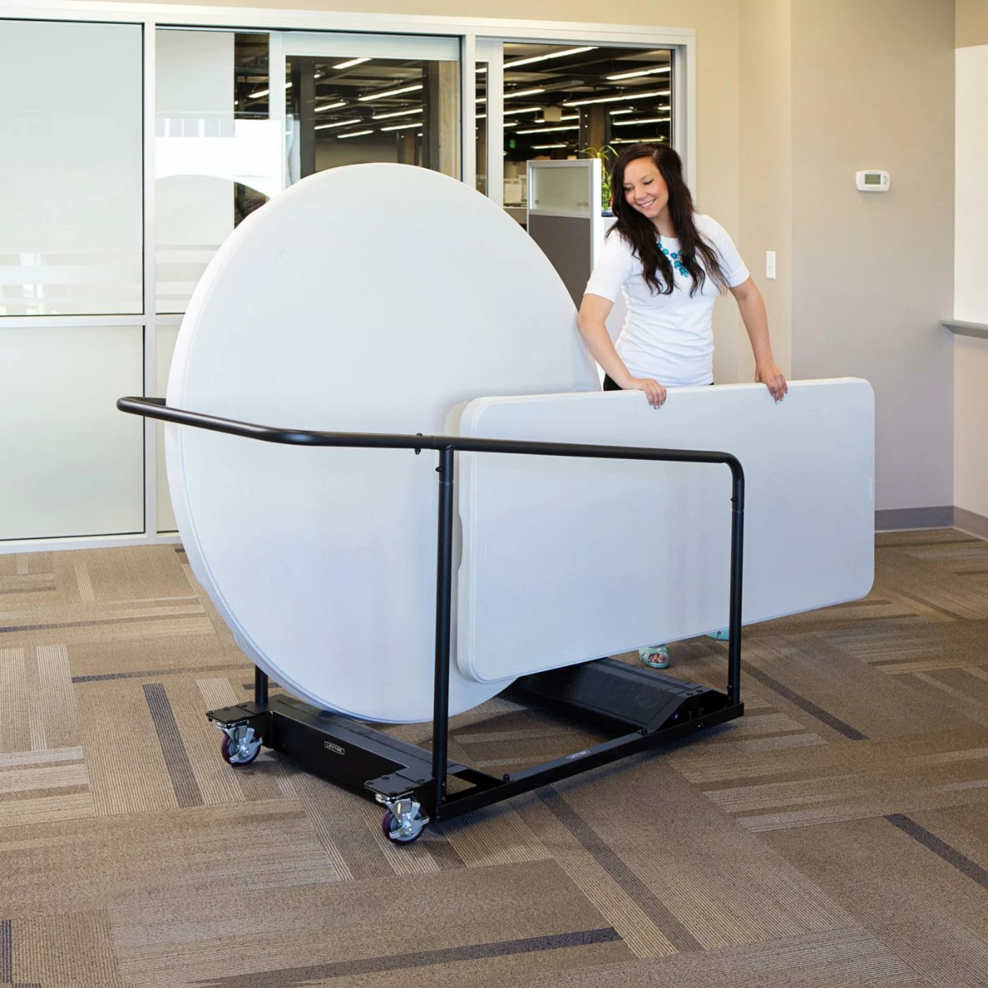 Cheap โญ Rectangle Folding Tables & Chairs Lifetime Products Table Cart ๐ 9 Cheap โญ Rectangle Folding Tables & Chairs Lifetime Products Table Cart ๐ - Image 7