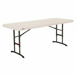 Deals ❤️ Rectangle Folding Tables & Chairs Lifetime 6 Ft. Rectangle Adjustable Height Folding Table 😀 -Tables & Chairs Shop detail4LIF246
