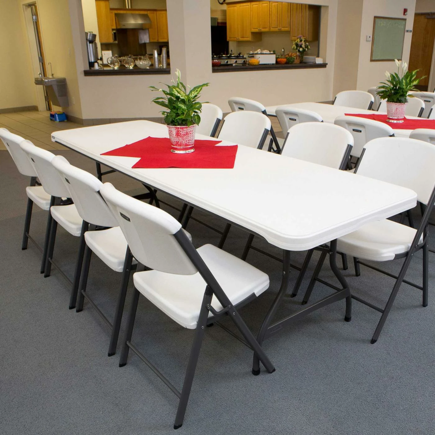 Coupon 🥰 Rectangle Folding Tables & Chairs Lifetime 96 In. Commercial Nesting Stacking Rectangular Folding Banquet Table 🥰 10 Coupon 🥰 Rectangle Folding Tables & Chairs Lifetime 96 In. Commercial Nesting Stacking Rectangular Folding Banquet Table 🥰 - Image 8