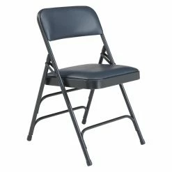 Cheap ⭐ Folding Chairs National Public Seating 1300 Series Premium Vinyl Upholstered Triple Braced Folding Chair - 4 Pack 🥰 -Tables & Chairs Shop detail5NPS014