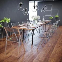 New 👍 Square Folding Tables & Chairs LeisureMod Menno Transparent Acrylic Folding Chair 🥰 19 New 👍 Square Folding Tables & Chairs LeisureMod Menno Transparent Acrylic Folding Chair 🥰 -Tables & Chairs Shop detail6MODS062