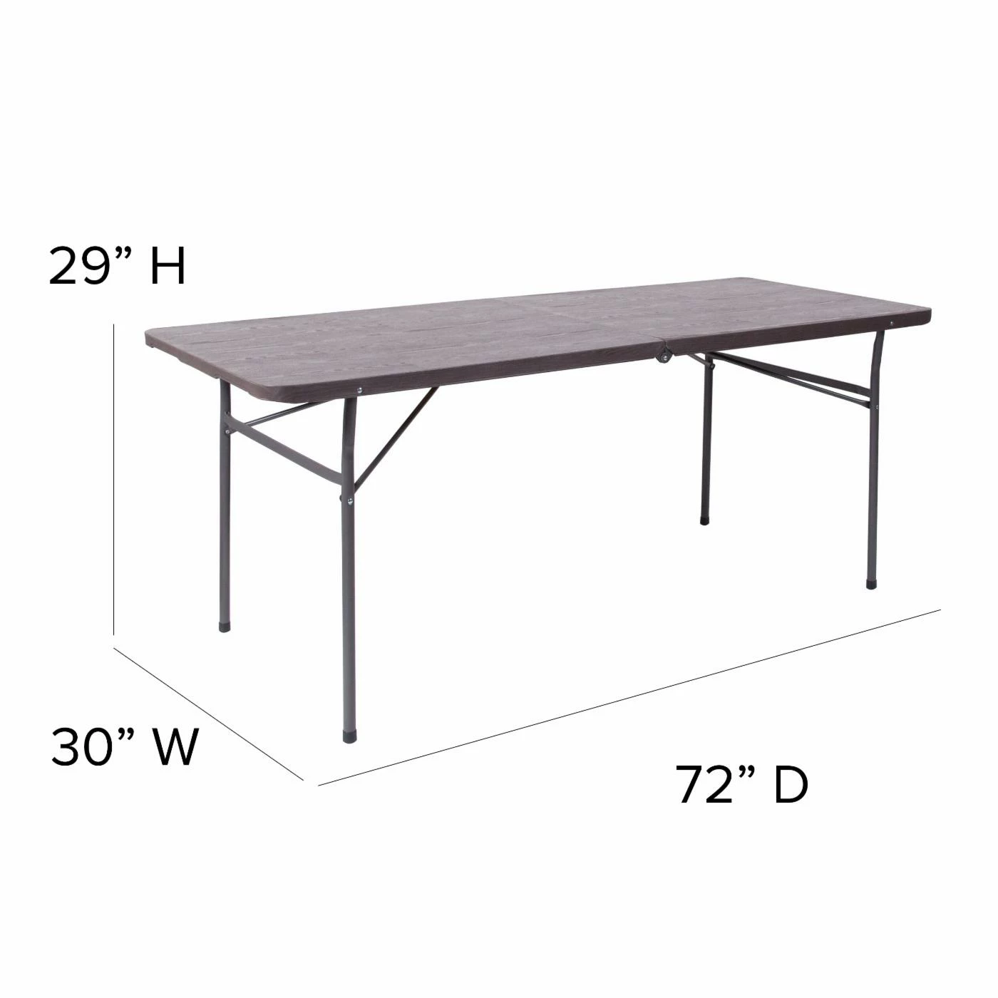 Flash Sale ๐ Rectangle Folding Tables & Chairs Flash Furniture 72 In. Bi-Fold Plastic Folding Table With Carrying Handle ๐ 12 Flash Sale ๐ Rectangle Folding Tables & Chairs Flash Furniture 72 In. Bi-Fold Plastic Folding Table With Carrying Handle ๐ - Image 10