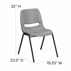 Hot Sale 🌟 New Century Break Room Chairs Hercules Series Ergonomic Shell Stack Chair 🎉 -Tables & Chairs Shop detail7FLSH360