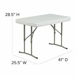 Wholesale 😀 Rectangle Folding Tables & Chairs Flash Furniture DAD-YCZ-103 40 In. Rectangle Folding Table And Benches 🤩 -Tables & Chairs Shop detail7FLSH826