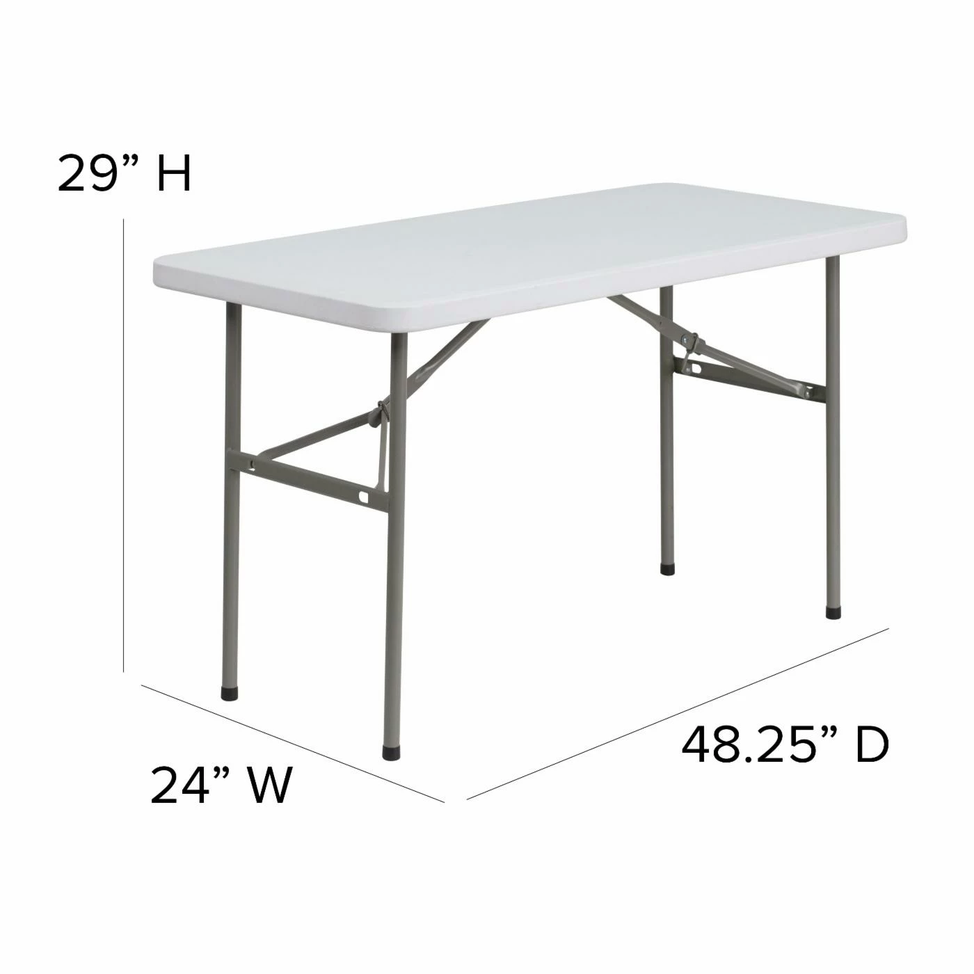Buy โญ Rectangle Folding Tables & Chairs Flash Furniture DAD-YCZ-122-2 48 In. Rectangle Folding Table ๐ฏ 8 Buy โญ Rectangle Folding Tables & Chairs Flash Furniture DAD-YCZ-122-2 48 In. Rectangle Folding Table ๐ฏ - Image 6