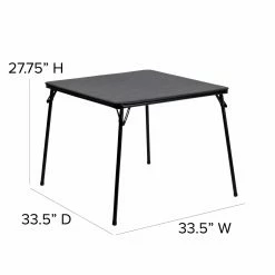 Buy ⌛ Square Folding Tables & Chairs Flash Furniture 5- Piece Black Folding Card Table And Chair Set ✔️ -Tables & Chairs Shop detail7FLSH839