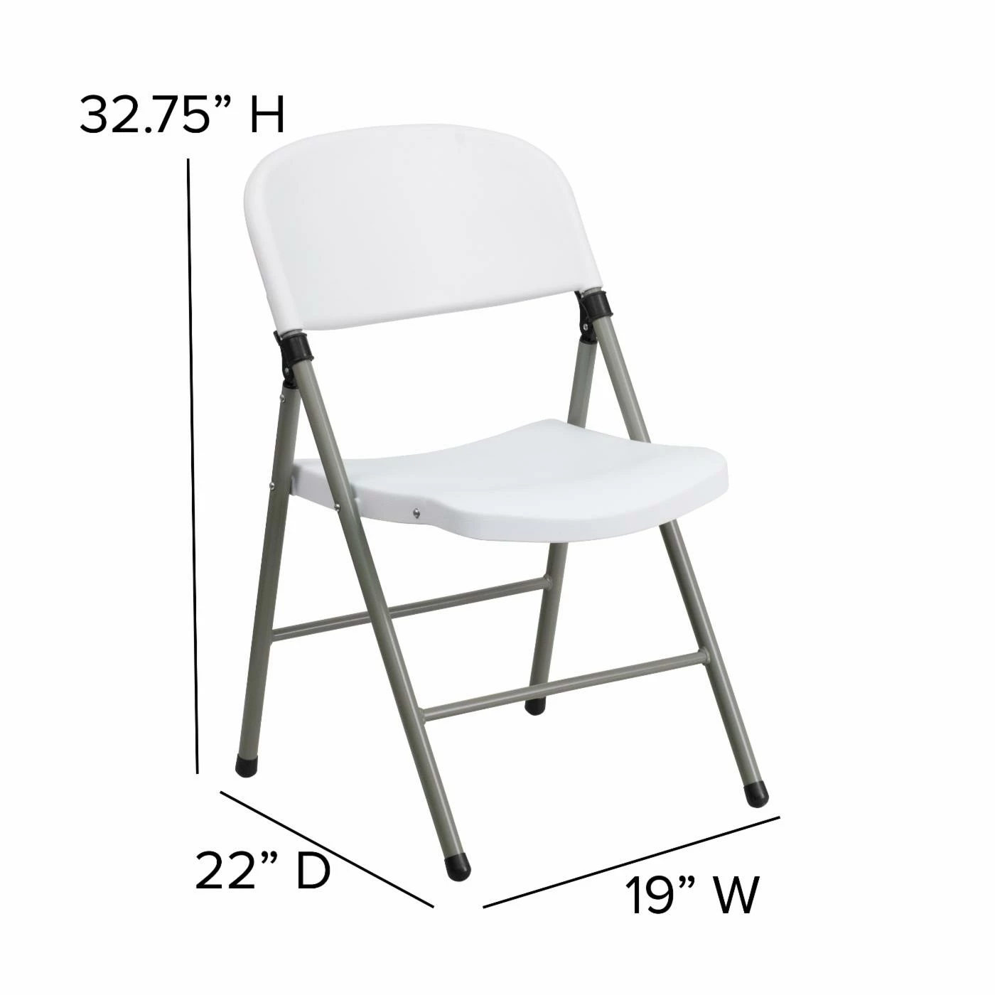 Budget ๐ฏ Folding Chairs Flash Furniture DAD-YCD Hercules Series White Plastic Folding Chair ๐ 12 Budget ๐ฏ Folding Chairs Flash Furniture DAD-YCD Hercules Series White Plastic Folding Chair ๐ - Image 10