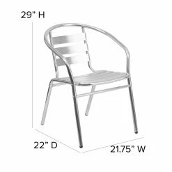 Best reviews of 🥰 Break Room Chairs Flash Furniture TLH-017B Aluminum Commercial Indoor-Outdoor Restaurant Stack Chair 👍 -Tables & Chairs Shop detail7FLSH927