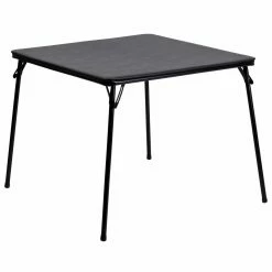 Buy ⌛ Square Folding Tables & Chairs Flash Furniture 5- Piece Black Folding Card Table And Chair Set ✔️ -Tables & Chairs Shop detailFLSH839