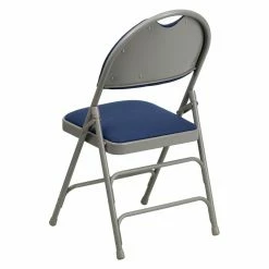 Buy 🥰 Folding Chairs Flash Furniture HA-MC705A Hercules Series Extra Large Ultra-Premium Metal Folding Chair With Easy-Carry Handle 😍 -Tables & Chairs Shop detailFLSH894