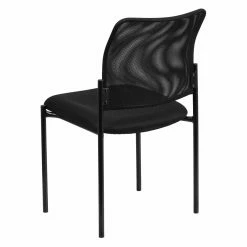 Best Sale 👏 Break Room Chairs Flash Furniture GO-515-2 Black Mesh Comfortable Stackable Steel Side Chair 🧨 -Tables & Chairs Shop detailFLSH902