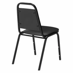Brand new 🛒 Break Room Chairs National Public Seating 9100 Series Vinyl Stacking Chair Set - Black 👏 -Tables & Chairs Shop detailNPS078