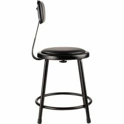 Cheapest 👏 Break Room Chairs National Public Seating Stool With Padded Seat And Backrest 🌟 -Tables & Chairs Shop detailNPS215