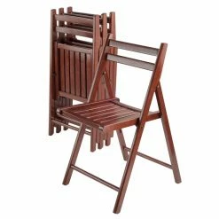 Budget 😍 Winsome Folding Chairs - Set Of 4 🌟 -Tables & Chairs Shop detailWI455