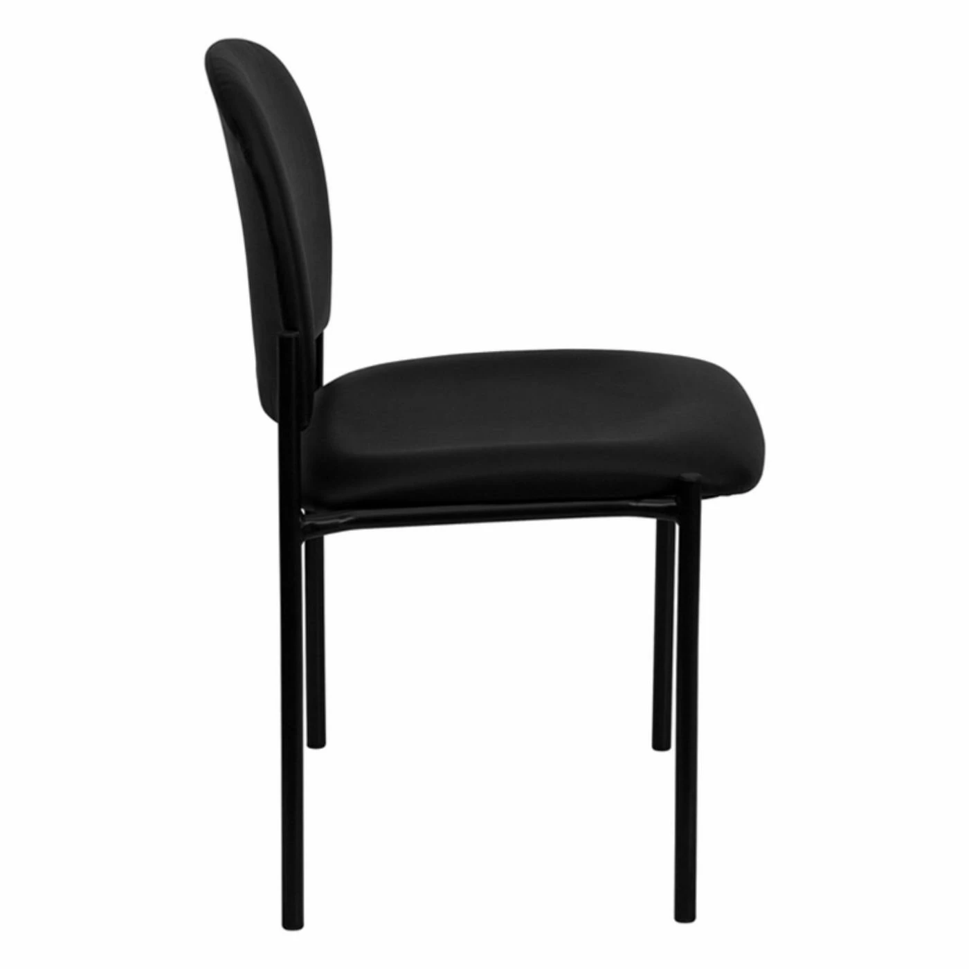 New 🎁 Grand Orient Break Room Chairs Stackable Steel Side Chair - Black ✔️ 4 New 🎁 Grand Orient Break Room Chairs Stackable Steel Side Chair - Black ✔️ - Image 2