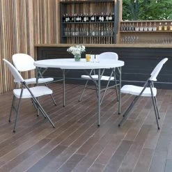 Coupon 😀 Round Folding Tables & Chairs Flash Furniture DAD-122RZ 48 In. Round Bi-Fold Folding Table ❤️ -Tables & Chairs Shop inuseFLSH823