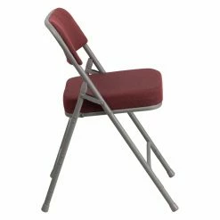 Discount ⌛ Folding Chairs Flash Furniture AW-MC320AF Hercules Premium Fabric Upholstered Metal Folding Chair ❤️ -Tables & Chairs Shop inuseFLSH891