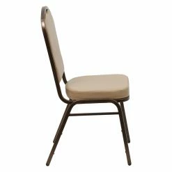 Hot Sale 😀 Break Room Chairs Flash Furniture FD-C01 Hercules Copper Frame Series Stacking Banquet Chair 🔔 -Tables & Chairs Shop inuseFLSH901