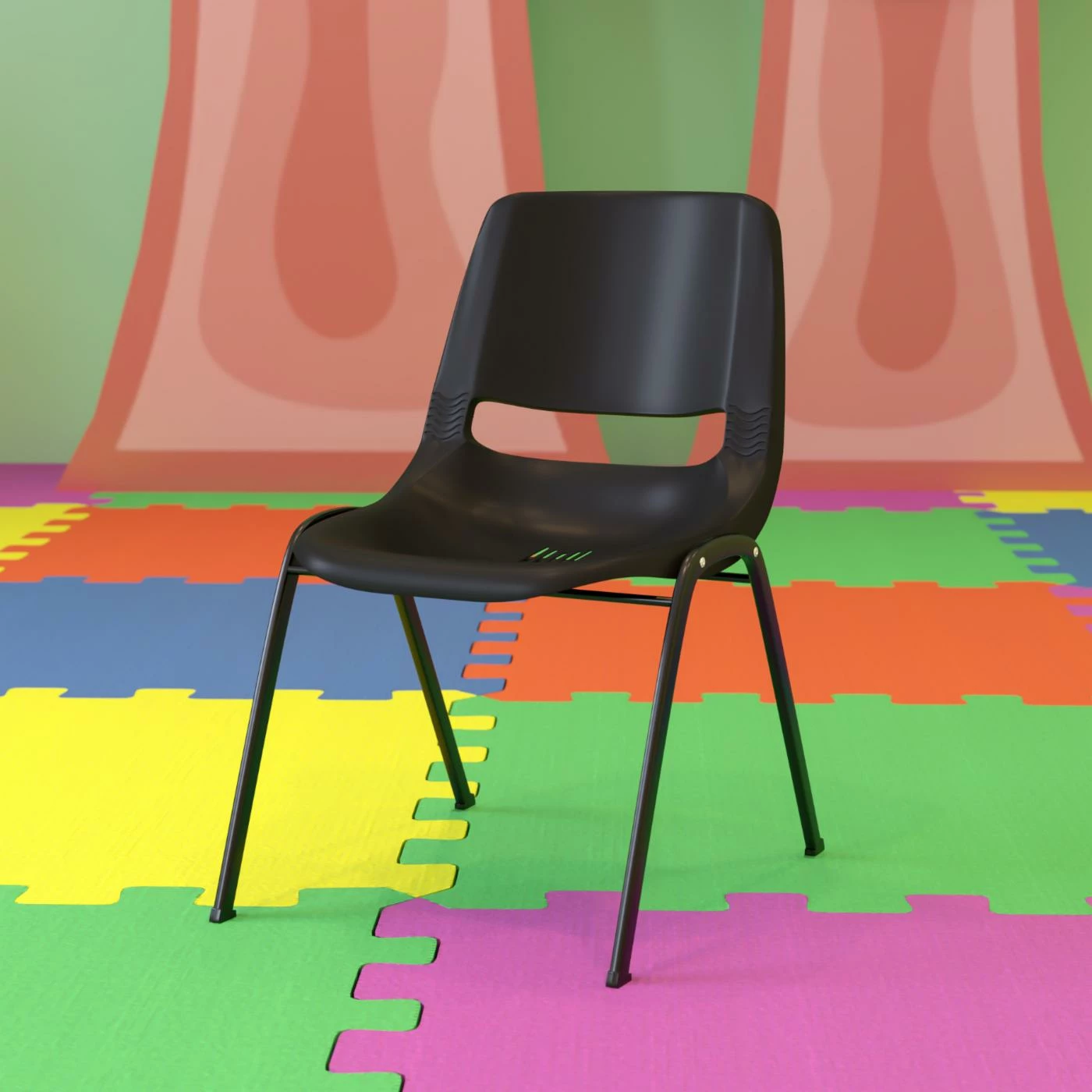 Discount ๐ฏ Break Room Chairs Flash Furniture RUT-12 Hercules Series Ergonomic Shell Stack Chair With 12 In. Seat Height ๐ 4 Discount ๐ฏ Break Room Chairs Flash Furniture RUT-12 Hercules Series Ergonomic Shell Stack Chair With 12 In. Seat Height ๐ - Image 2