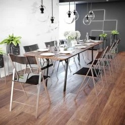 New 👍 Square Folding Tables & Chairs LeisureMod Menno Transparent Acrylic Folding Chair 🥰 12 New 👍 Square Folding Tables & Chairs LeisureMod Menno Transparent Acrylic Folding Chair 🥰 -Tables & Chairs Shop inuseMODS062