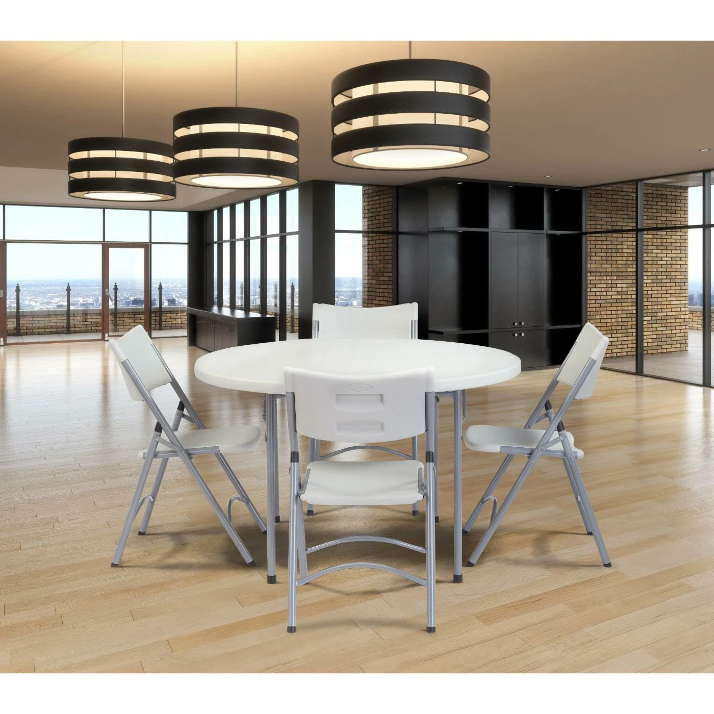 Budget ⭐ Round Folding Tables & Chairs National Public Seating BT Series Round Folding Table ⌛ 4 Budget ⭐ Round Folding Tables & Chairs National Public Seating BT Series Round Folding Table ⌛ - Image 2