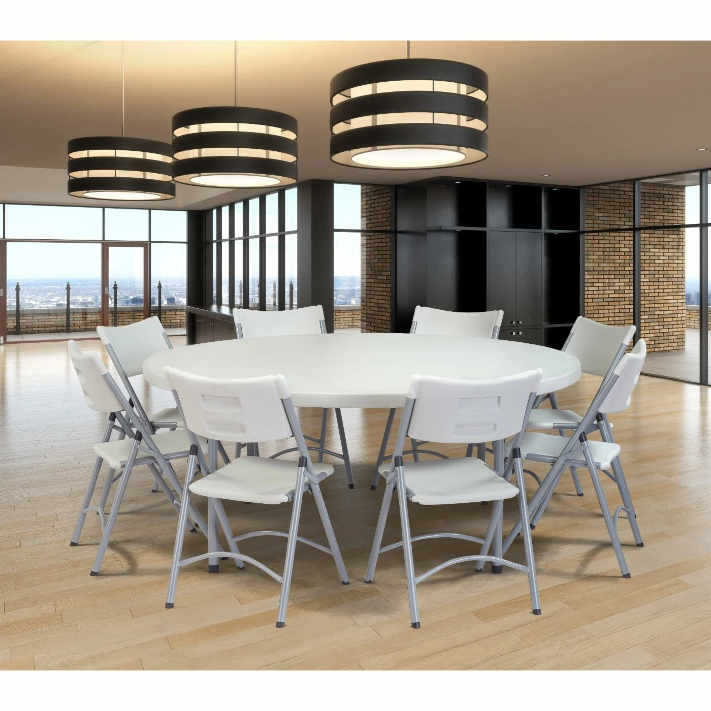 Flash Sale ๐คฉ Round Folding Tables & Chairs National Public Seating BT Series 71 In. Round Folding Table Set ๐ 4 Flash Sale ๐คฉ Round Folding Tables & Chairs National Public Seating BT Series 71 In. Round Folding Table Set ๐ - Image 2