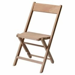 Best Sale 😀 Rectangle Folding Tables & Chairs Commercial Seating Products American Classic Wood Slatted Seat Folding Chair ⭐