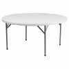 Promo 😉 Round Folding Tables & Chairs Flash Furniture 60 In. Round Granite White Plastic Folding Table 🛒 -Tables & Chairs Shop masterFLSH1240