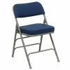 Wholesale 🌟 Happy Factor Folding Chairs Hercules Series Premium Curved Triple Braced And Quad Hinged Metal Folding Chair ⌛ -Tables & Chairs Shop masterFLSH340
