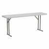 Top 10 ❤️ Flash Furniture Rectangle Folding Tables & Chairs Folding Table - 18W In. - Granite White ✨ -Tables & Chairs Shop masterFLSH378