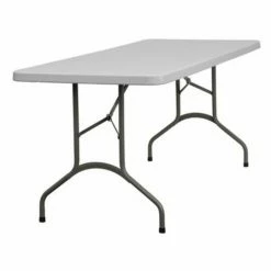 Best reviews of 🎁 Flash Furniture Rectangle Folding Tables & Chairs Folding Table - 30W In. - Granite White 😍