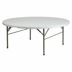 New โจ Round Folding Tables & Chairs Flash Furniture DAD-183RZ 72 In. Round Bi-Fold Folding Table ๐