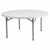 New 💯 Round Folding Tables & Chairs Flash Furniture 60 In. Round Folding Table - 2 Inch Top 😉 -Tables & Chairs Shop masterFLSH830