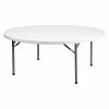 Discount 💯 Round Folding Tables & Chairs Flash Furniture DAD-YCZ-180R 72 In. Round Folding Table 🌟