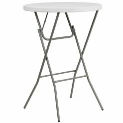 Best reviews of 🔥 Round Folding Tables & Chairs Flash Furniture DAD-YCZ-80R-2 32 In. Round Bar Height Folding Table 😍