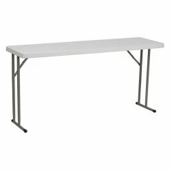 Hot Sale 💯 Square Folding Tables & Chairs Flash Furniture RB-1860 18 X 60 In. Folding Training Table 💯
