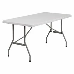 Best Sale 🔥 Rectangle Folding Tables & Chairs Flash Furniture RB-3060 60 In. Rectangle Folding Table ✨
