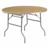 Best Pirce 👏 Round Folding Tables & Chairs Flash Furniture XA-48 48 In. Round Birchwood Folding Banquet Table 👏 -Tables & Chairs Shop masterFLSH864