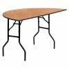 Cheapest 😀 Round Folding Tables & Chairs Flash Furniture YT-WHRFT60 60 In. Half-Round Wood Folding Banquet Table ⭐ -Tables & Chairs Shop masterFLSH880