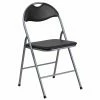 Best Pirce 👏 Folding Chairs Flash Furniture YB-YJ806H Hercules Series Black Vinyl Metal Folding Chair ⭐ -Tables & Chairs Shop masterFLSH899